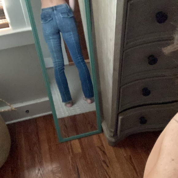 ❗️Brand New❗️FREE PEOPLE Austin Frayed Straight Leg Jeans - Picture 3 of 9